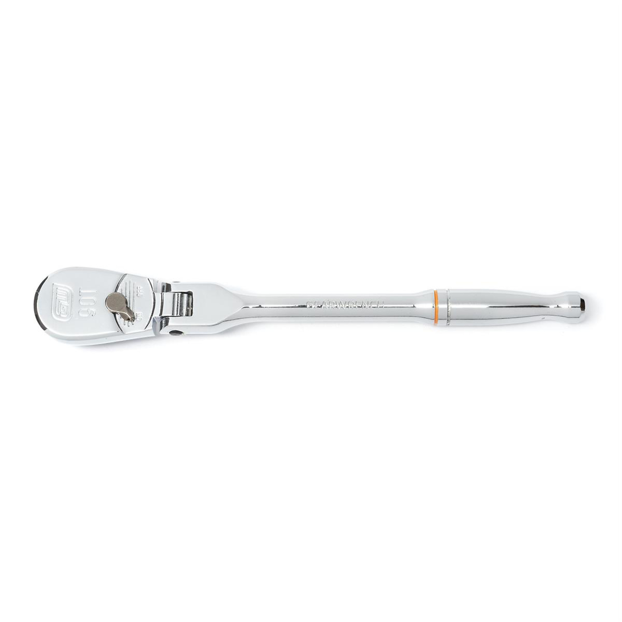 GearWrench Flex Teardrop Ratchet — 1/4in. Drive, 90 Tooth, Model# KDT81012T